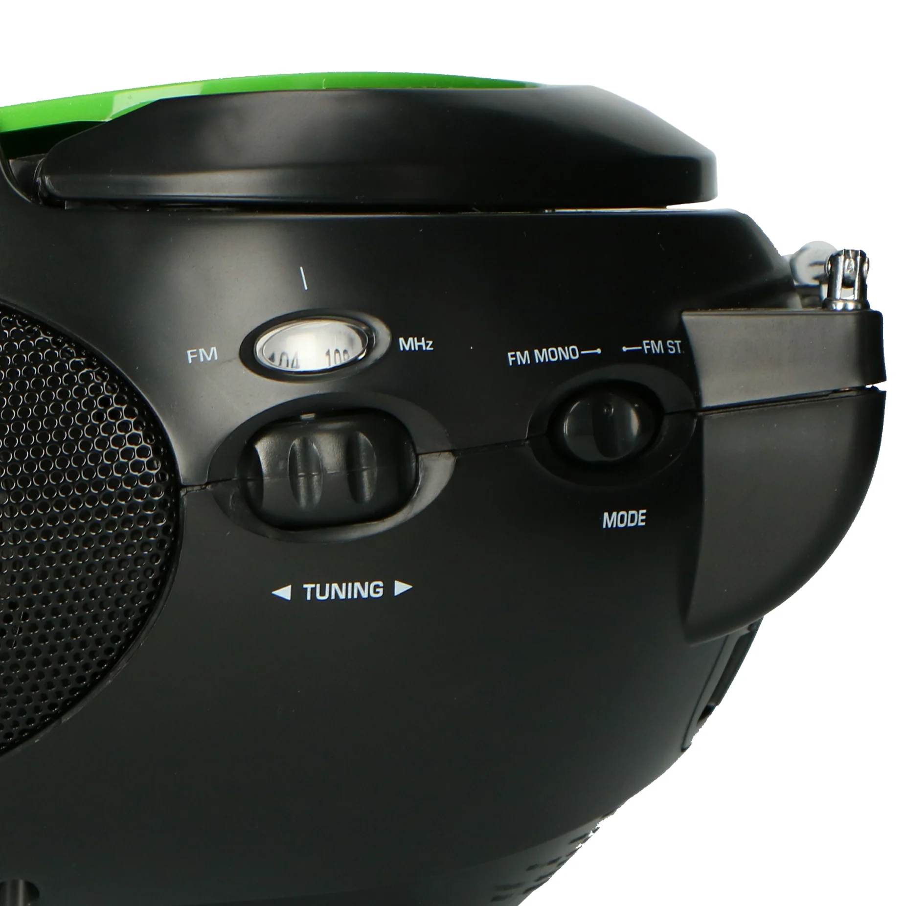 Lenco SCD-24 Green/Black - Radio portable avec lecteur CD - Vert/noir - Image 5