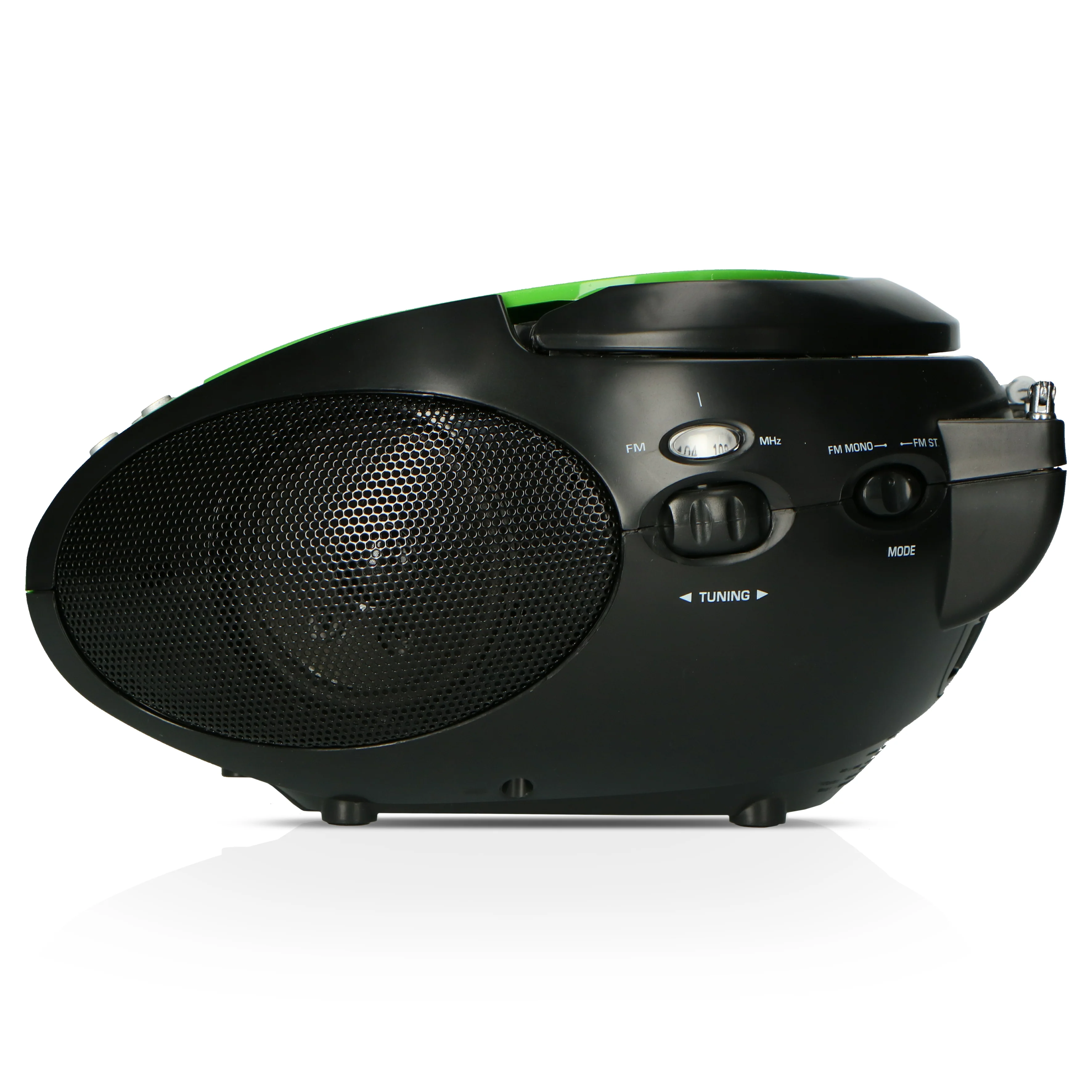 Lenco SCD-24 Green/Black - Radio portable avec lecteur CD - Vert/noir - Image 7