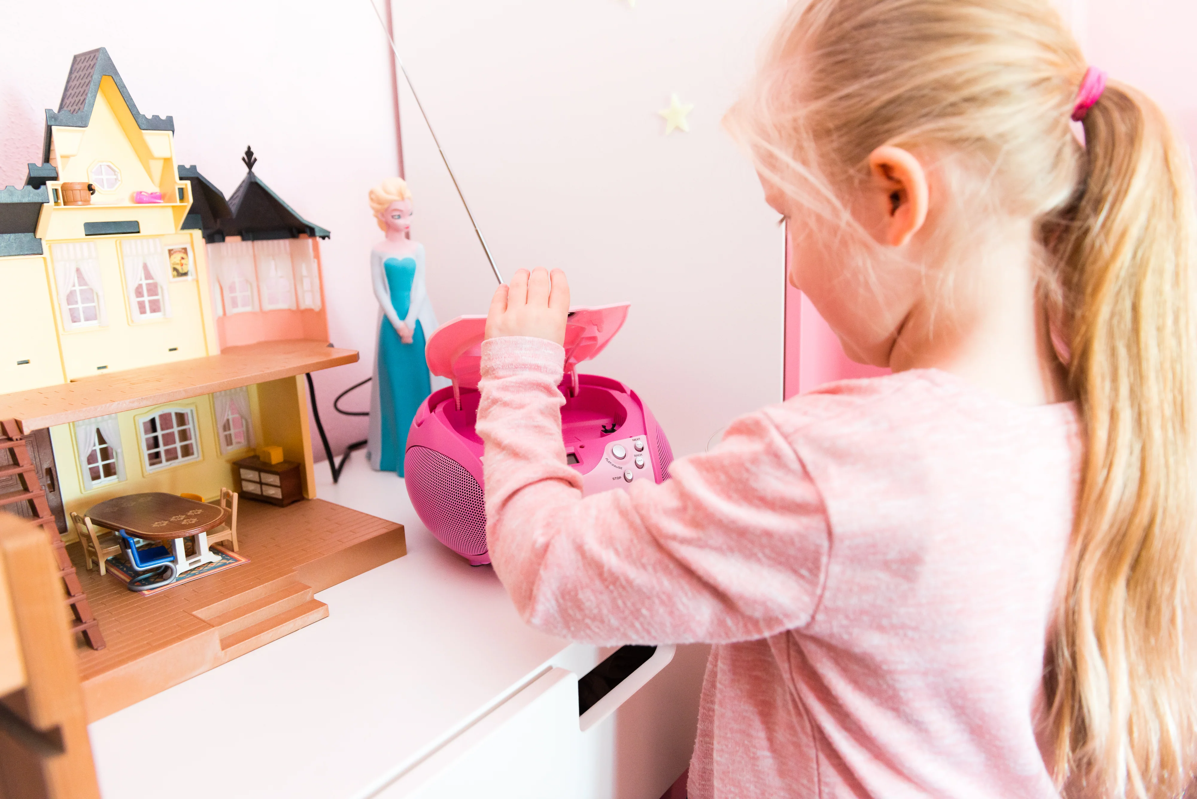 Lenco SCD-24 Pink - Radio portable avec lecteur CD - Rose - Image 19