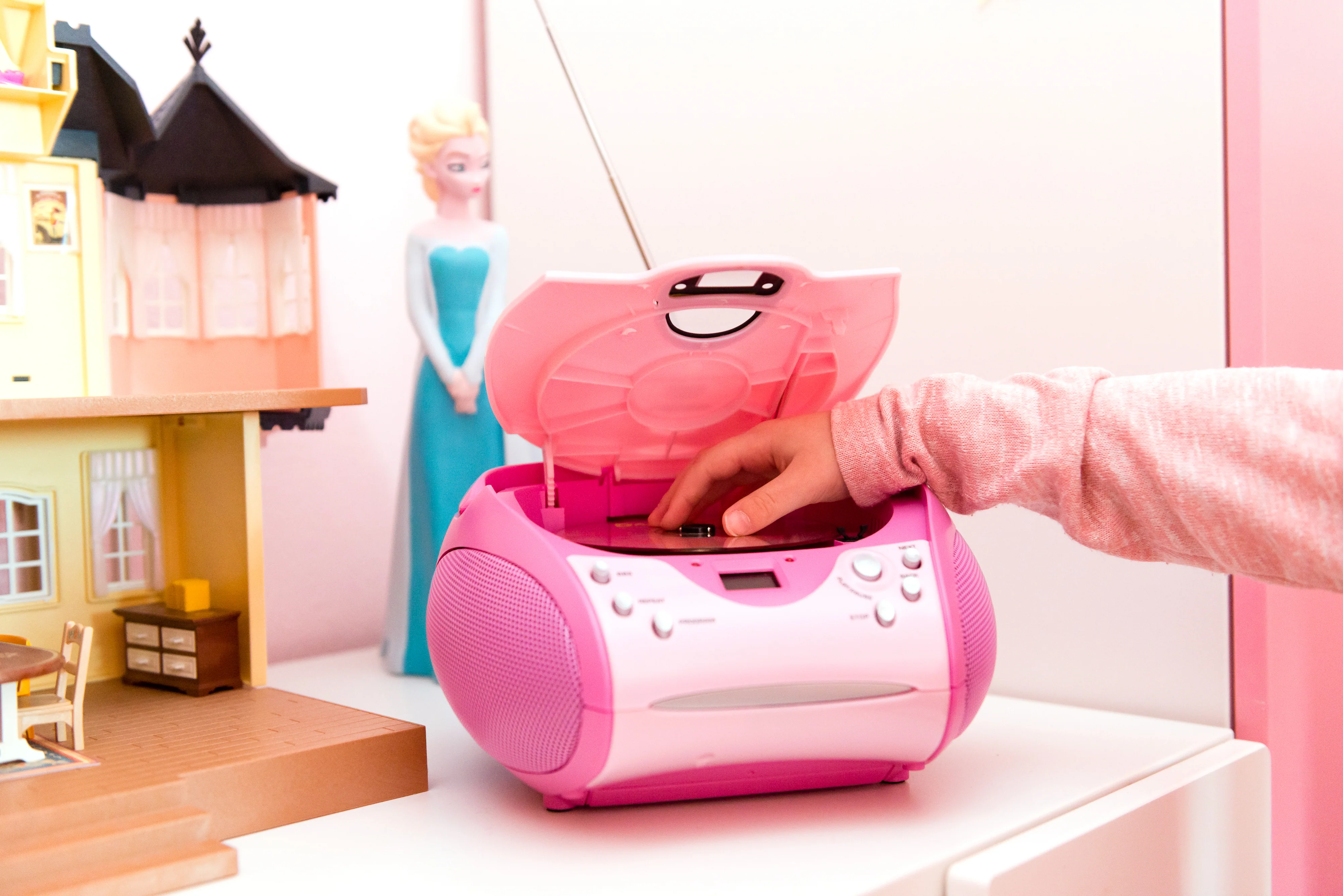 Lenco SCD-24 Pink - Radio portable avec lecteur CD - Rose - Image 20