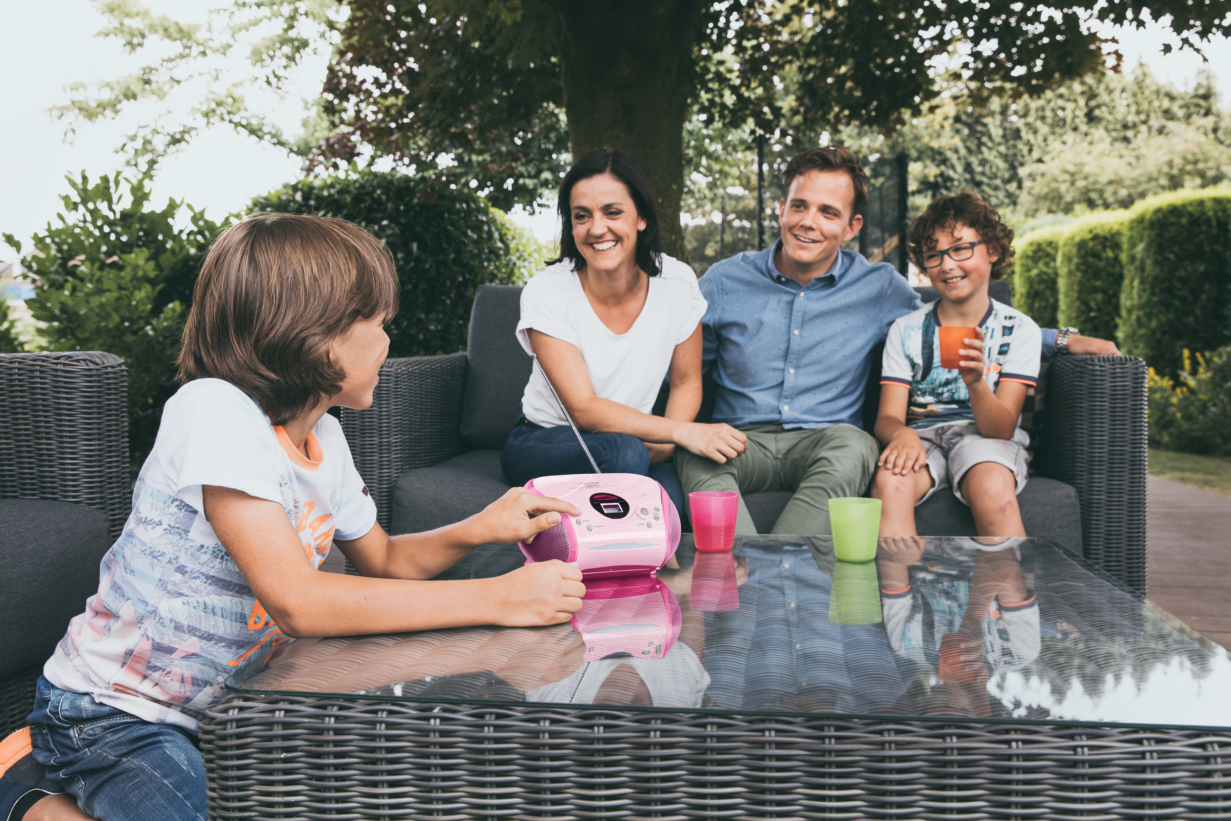 Lenco SCD-24 Pink - Radio portable avec lecteur CD - Rose - Image 22