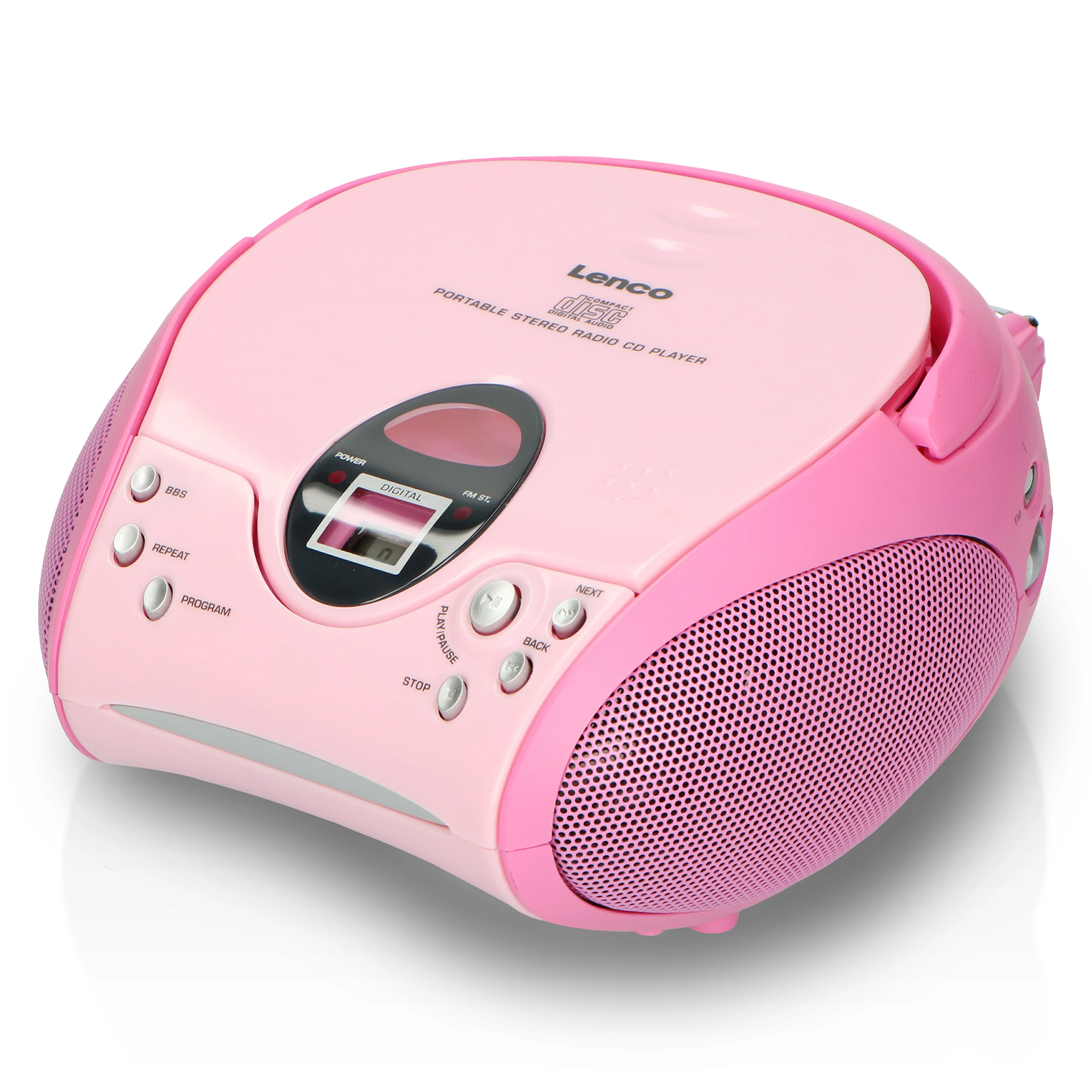 Lenco SCD-24 Pink - Radio portable avec lecteur CD - Rose - Image 6