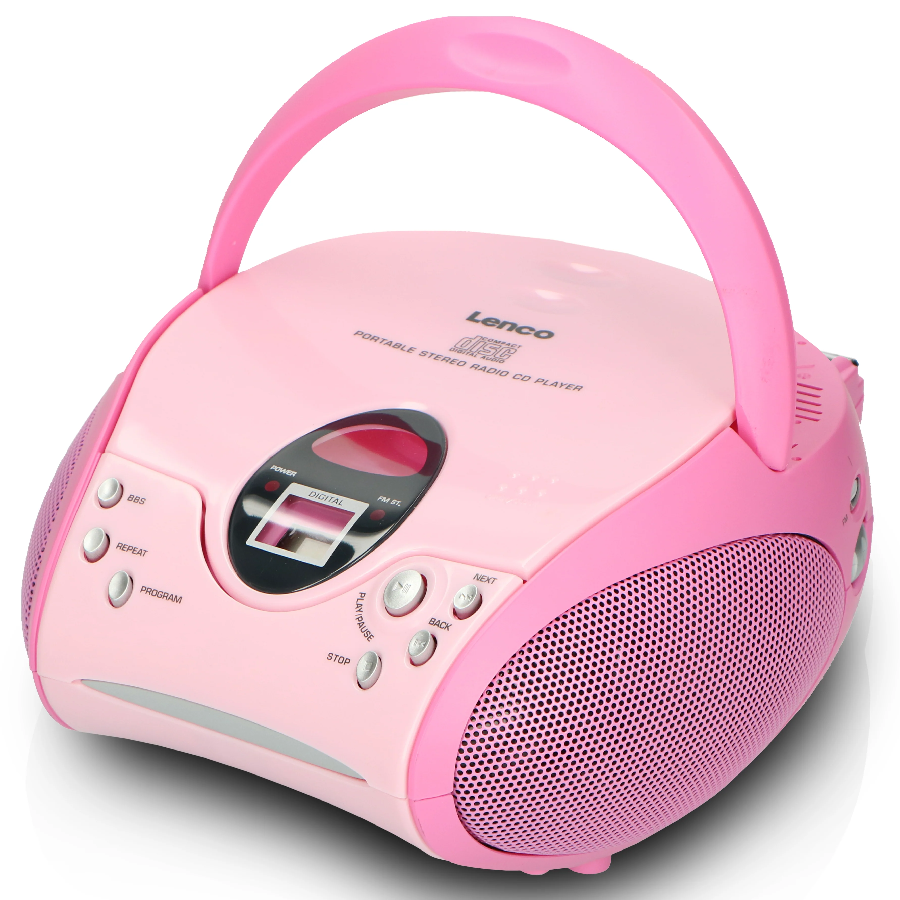 Lenco SCD-24 Pink - Radio portable avec lecteur CD - Rose - Image 7