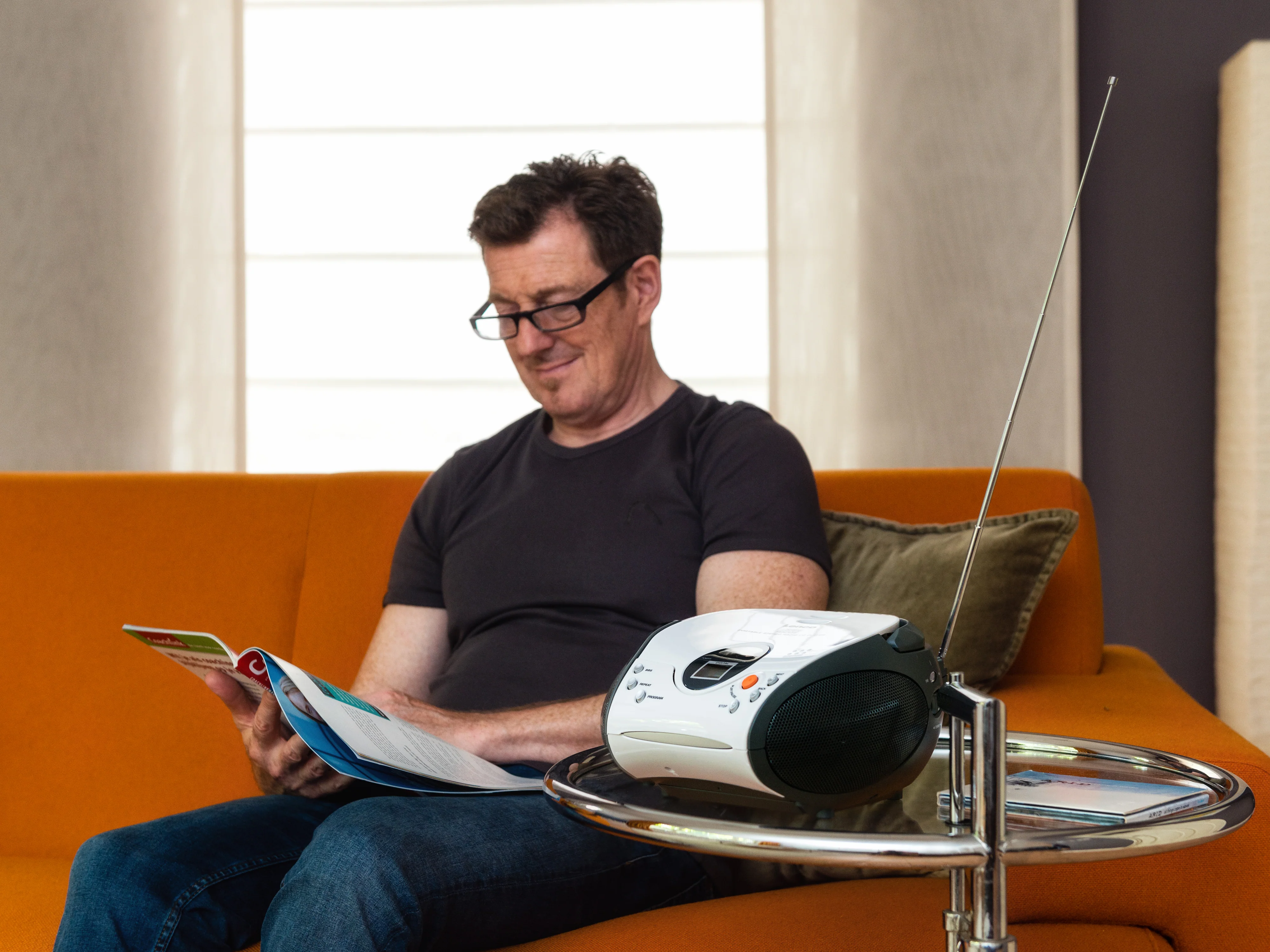 Lenco SCD-24 white - Radio portable avec lecteur CD - Blanc - Image 16