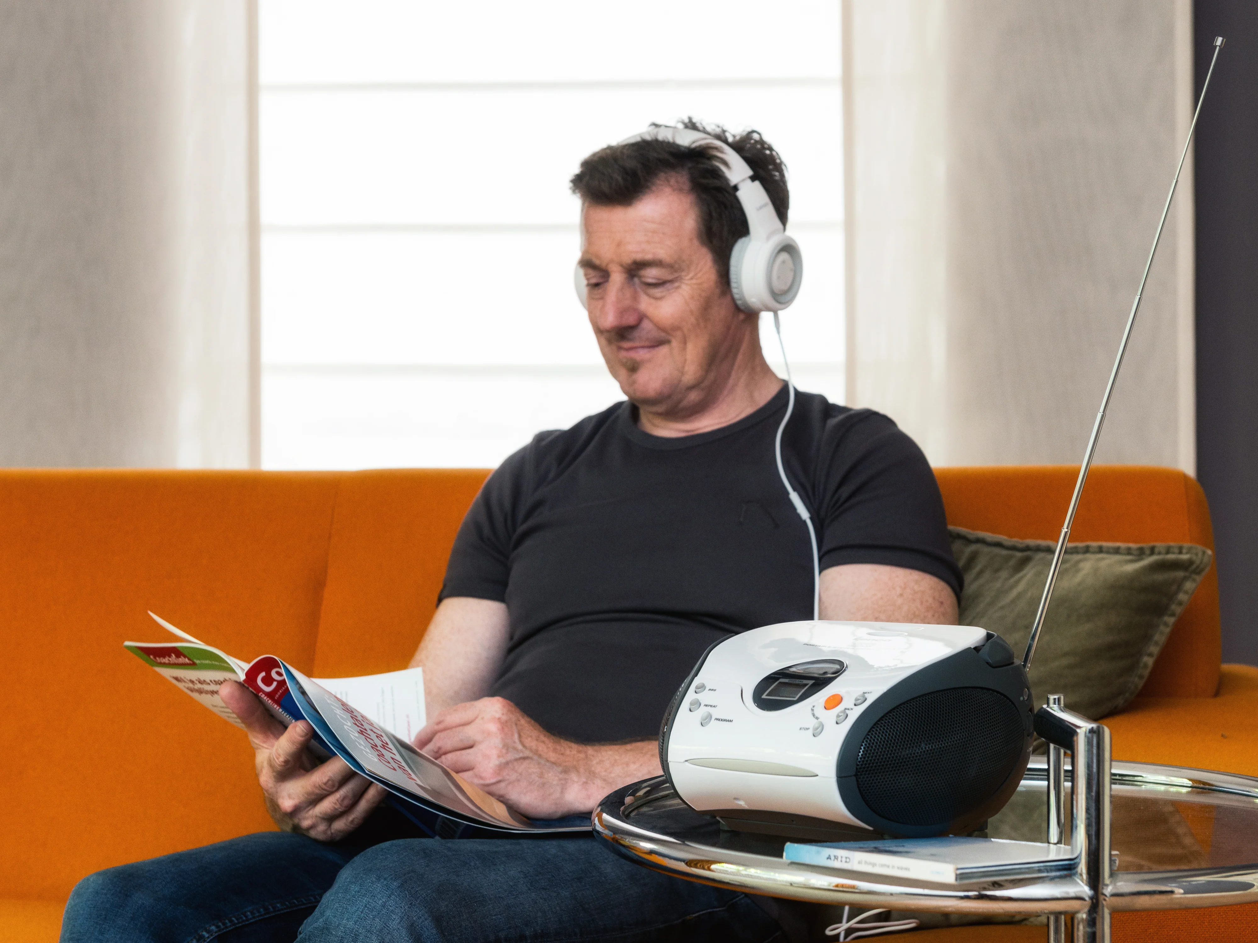 Lenco SCD-24 white - Radio portable avec lecteur CD - Blanc - Image 17