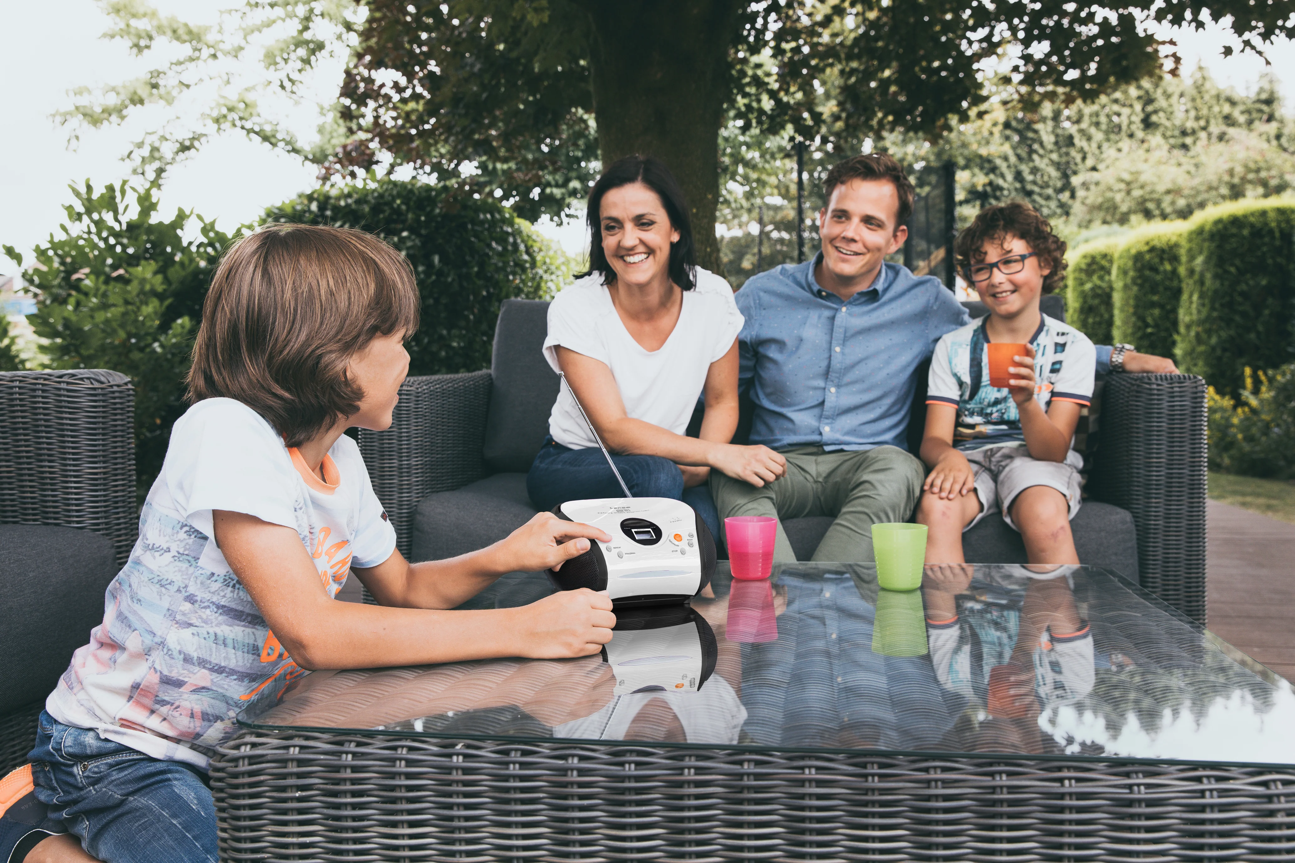 Lenco SCD-24 white - Radio portable avec lecteur CD - Blanc - Image 21