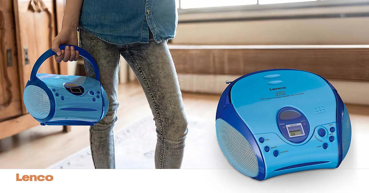 Lenco SCD-24BU kids - Radio portable avec lecteur CD - Bleu - Image 13