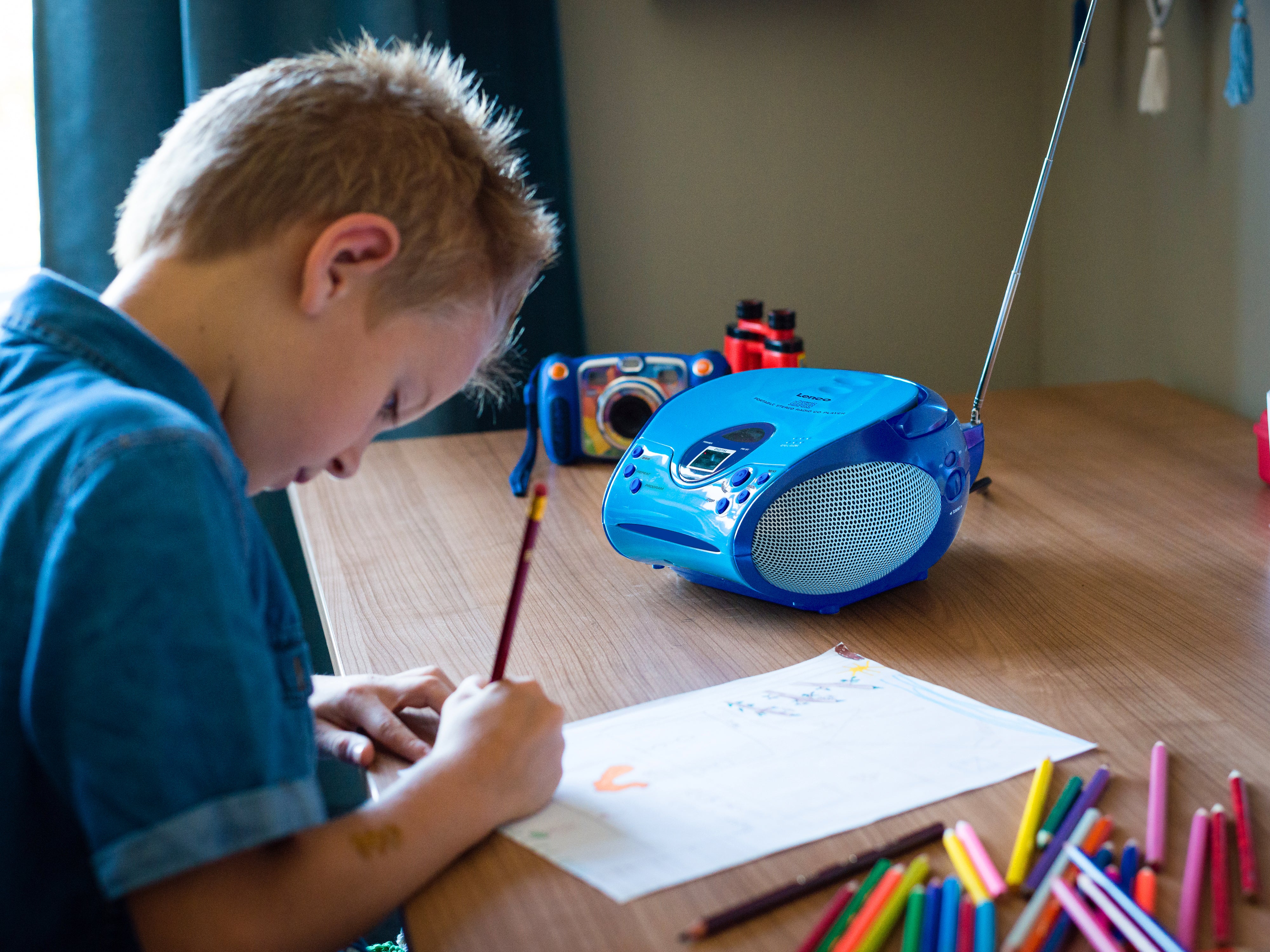 Lenco SCD-24BU kids - Radio portable avec lecteur CD - Bleu - Image 15