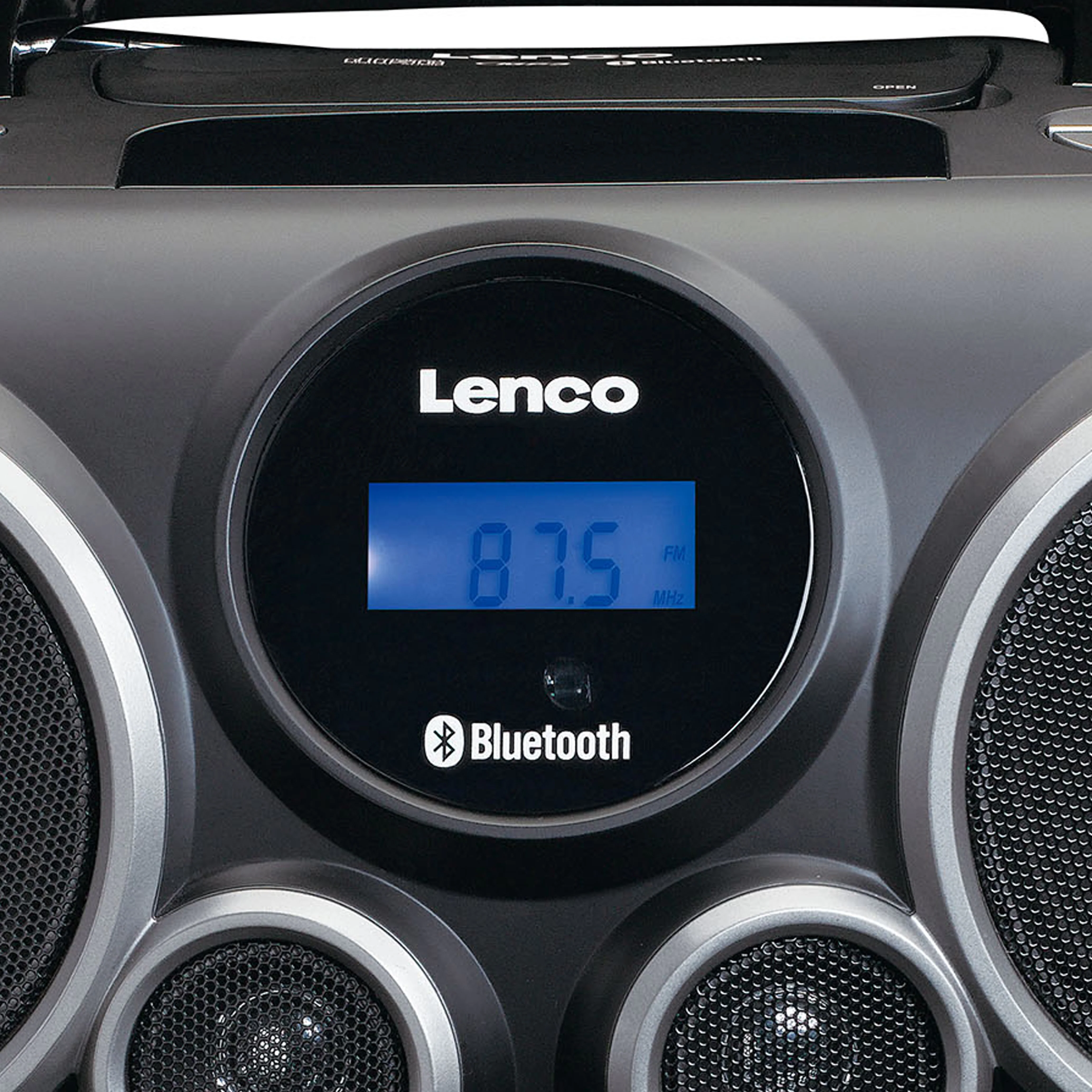 Lenco SCD-685BK - Radio DAB+/FM/lecteur CD portable avec connexions Bluetooth® et USB et emplacement pour carte SD - Noir - Image 5