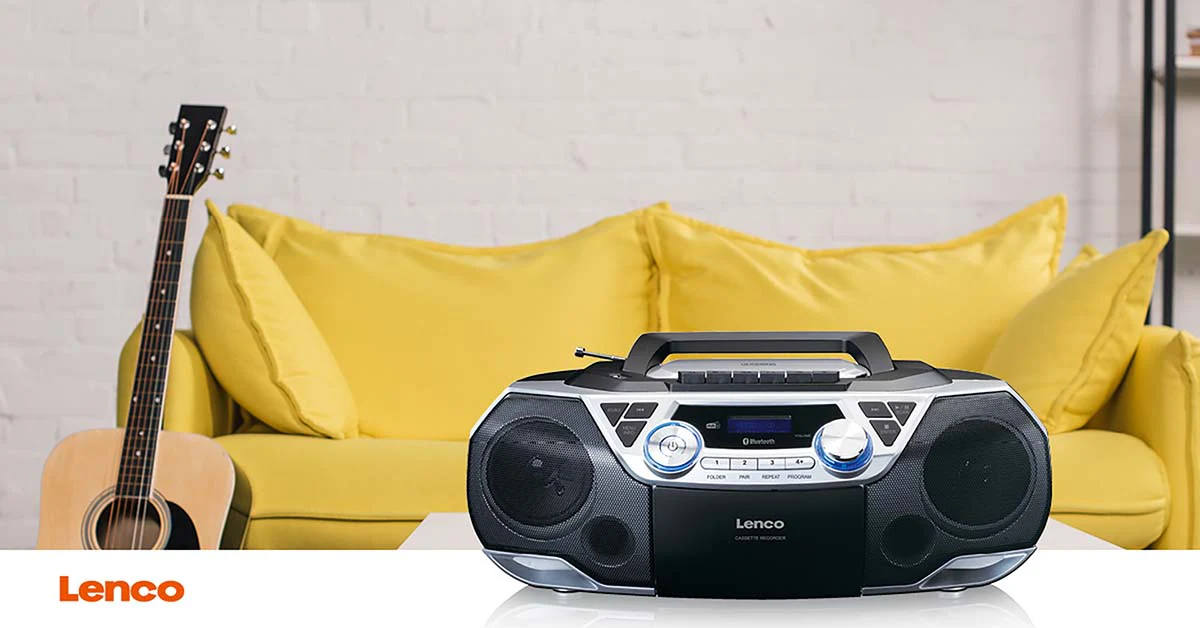Lenco SCD-720SI - Radio portable DAB+/FM avec Bluetooth®, lecteur CD, cassettes et USB - Argent - Image 15