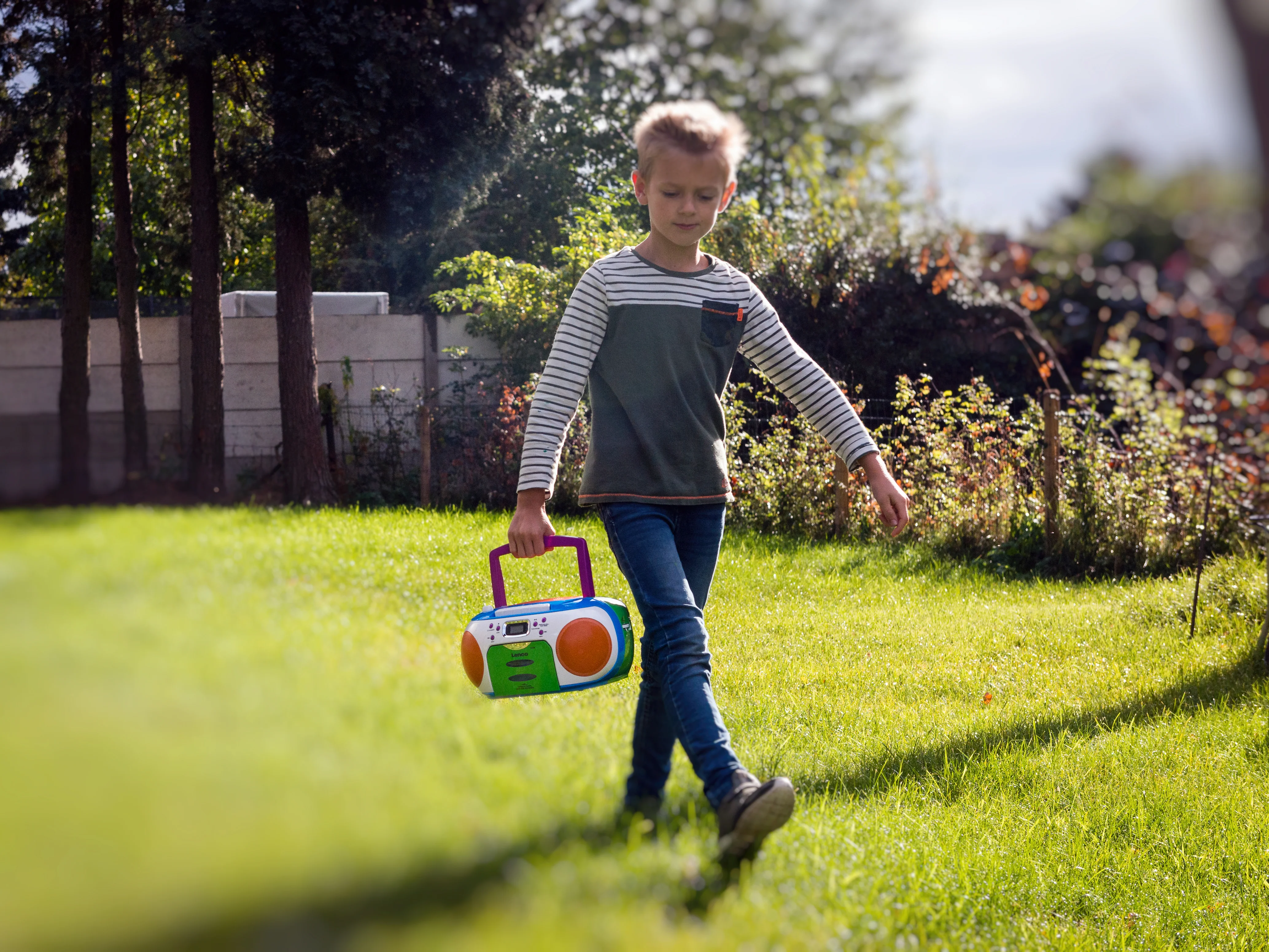 Lenco SCD-971 - Radio portable Lecteur CD et cassette enfants - Multi couleur - Image 14